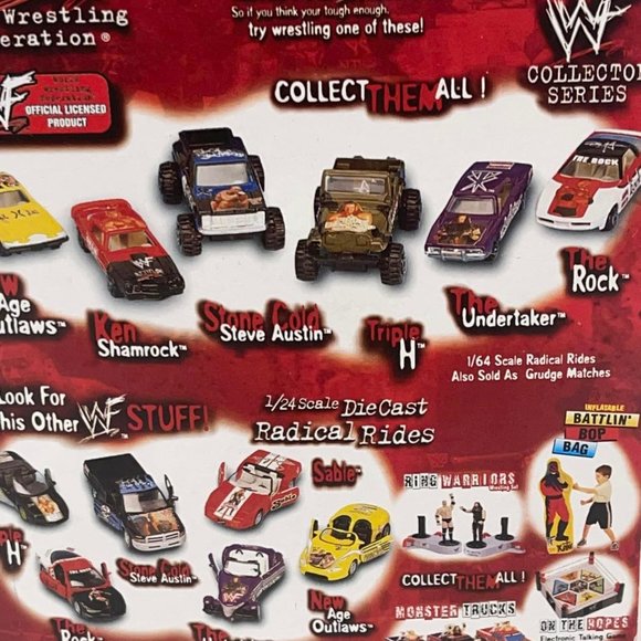 WWF TRIPLE H  Radical Rides Collector Series Truck 1998 Toy Island. New - Picture 6 of 7